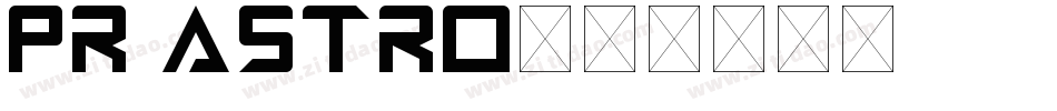 PR Astro字体转换
